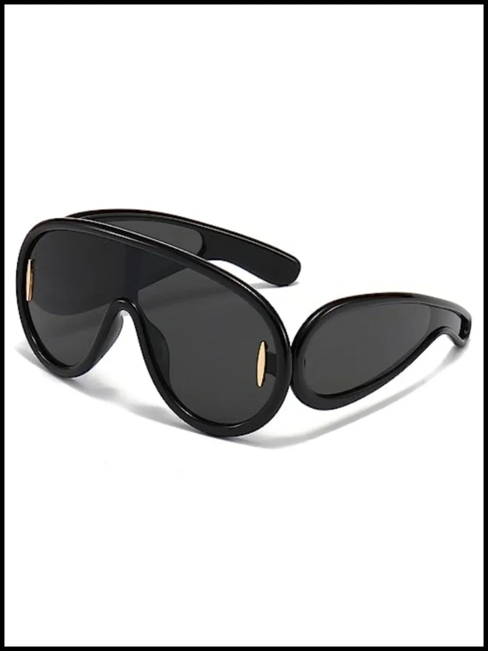 Oversized Futuristic Shield Sunglasses UV400 Protection Unisex